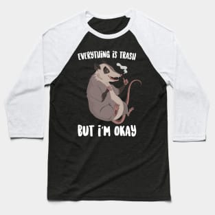 Everything Is Trash But I'm Okay Baseball T-Shirt